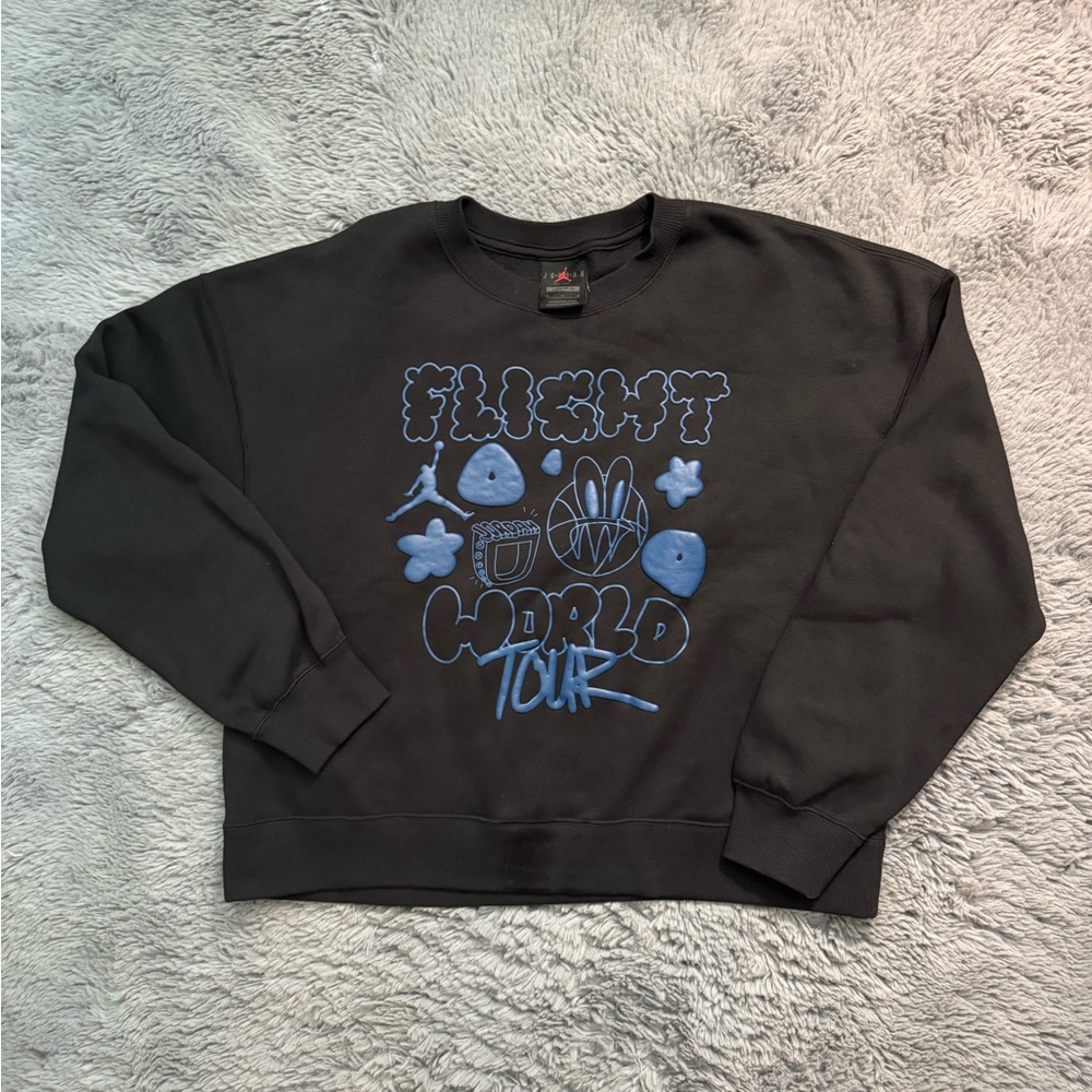 Jordan Flight World Tour Graphic Crewneck Sweater Size M